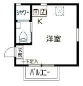 FFK恵比寿の間取り画像
