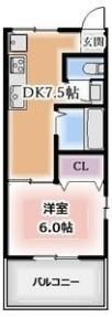 第1三駒ハイツの間取り画像
