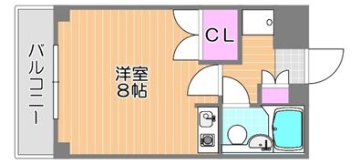 ダイアパレス野田屋町の間取り画像