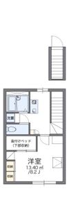 レオパレスイシハラⅡの間取り画像