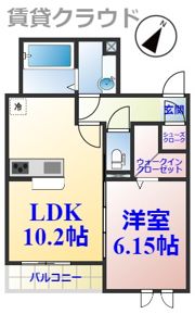 ベルカーサの間取り画像