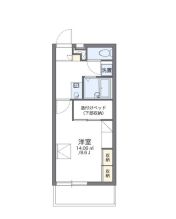 レオパレスクレベールの間取り画像