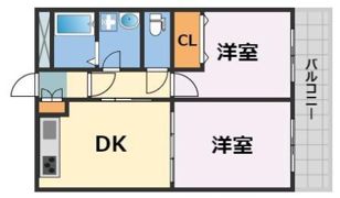 白百合グランドシャトーの間取り画像