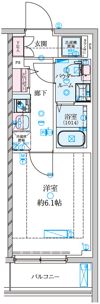 GENOVIA南鳩ヶ谷の間取り画像