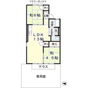 K.エステートビューラーA棟の間取り画像