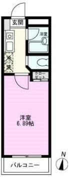 コンフェスト晋栄Ⅲの間取り画像