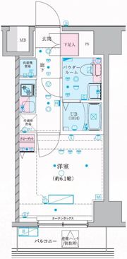 GENOVIAお花茶屋Ⅲの間取り画像