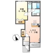 メゾン・ド・ソレイユの間取り画像