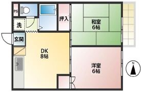 スバルハイツ関の間取り画像