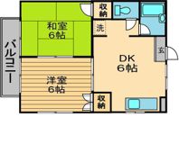 加賀見ハイツの間取り画像