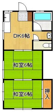 ハイツ竹村の間取り画像