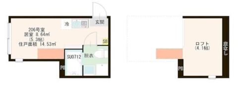 ハーモニーテラス中台の間取り画像