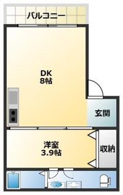 リバーサイドの間取り画像
