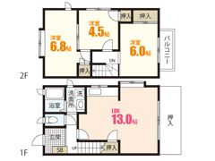 パークエクセルの間取り画像