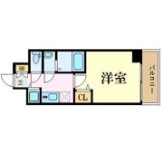 アクアプレイス天王寺Ⅱの間取り画像