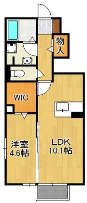 ハイヒルズ中央の間取り画像