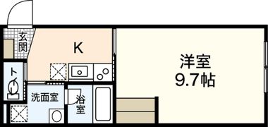 ポルトボヌール府中大通の間取り画像