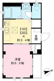 メゾンア～ヤの間取り画像
