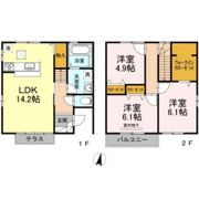 桜 A棟の間取り画像