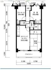 グランドエクセル東灘の間取り画像