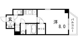 エスプレイス神戸ハーバーランドの間取り画像