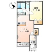 ヒュッゲの間取り画像