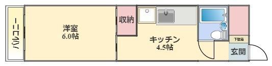 KKビルの間取り画像