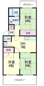 ウィンディホクエンIの間取り画像