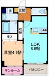 サンシェスタ田中町の間取り画像