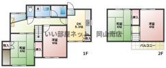赤磐戸建の間取り画像