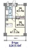 キャッスルビュー玉造上町台の間取り画像