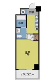サザン長柄の間取り画像