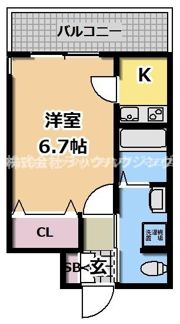 W.O.B.KYOBASHIの間取り画像
