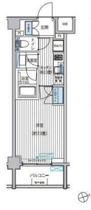 プラネソシエ大森山王の間取り画像