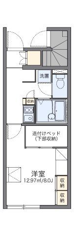 レオパレスアクシスの間取り画像