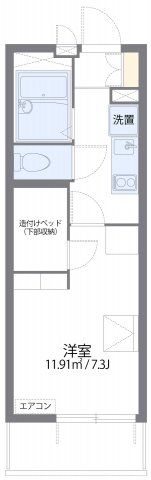 レオパレスシャルマン柴島の間取り画像