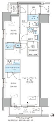 パークアクシス品川天王洲アイルの間取り画像