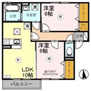リビングタウン下河端 Bの間取り画像