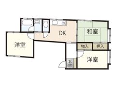 Casa＆NODACO古江新町3の間取り画像