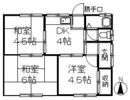 宮原戸建借家の間取り画像