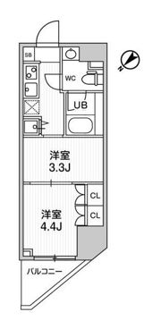 ARKMARK巣鴨sta．の間取り画像