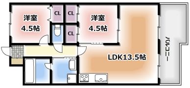 リバージュⅠの間取り画像
