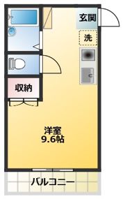 司ハイツの間取り画像