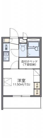 レオパレスグリシーナの間取り画像