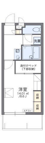 レオパレス那覇うりずんの間取り画像