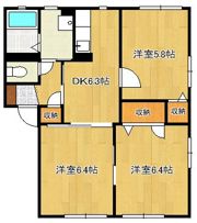 アメニティ21 A棟の間取り画像