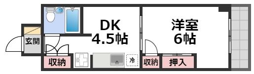 メゾンハーミティジの間取り画像