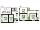 相田貸家の間取り画像
