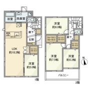 作新台戸建の間取り画像