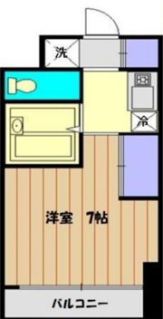 Hoshi第二マンションの間取り画像